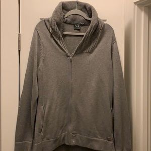 Armani Exchange Full-Zip Sweater